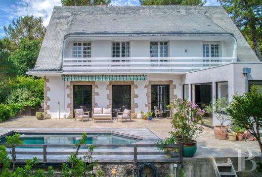 brittany - À Vannes, près du golfe du Morbihan, une maison familiale, avec piscine et parc arboré, à 10 min des plages